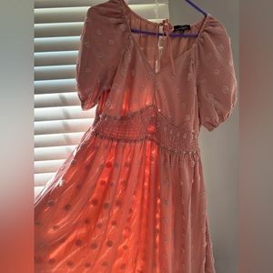 Suzanne Betro mauve colored dress